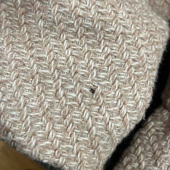 INC International Concepts Tweed Coat Size medium Neutral Pink - Picture 6 of 7